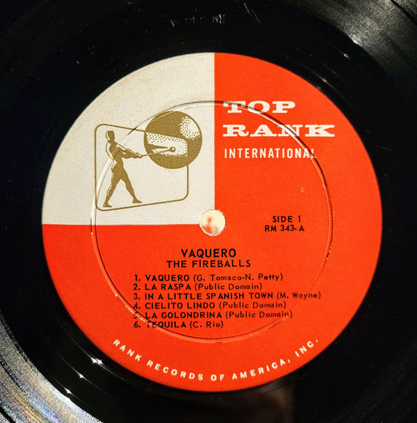The Fireballs : Vaquero (LP, Album, Mono)