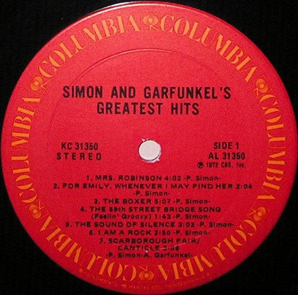 Simon & Garfunkel : Simon And Garfunkel's Greatest Hits (LP, Comp, Ter)