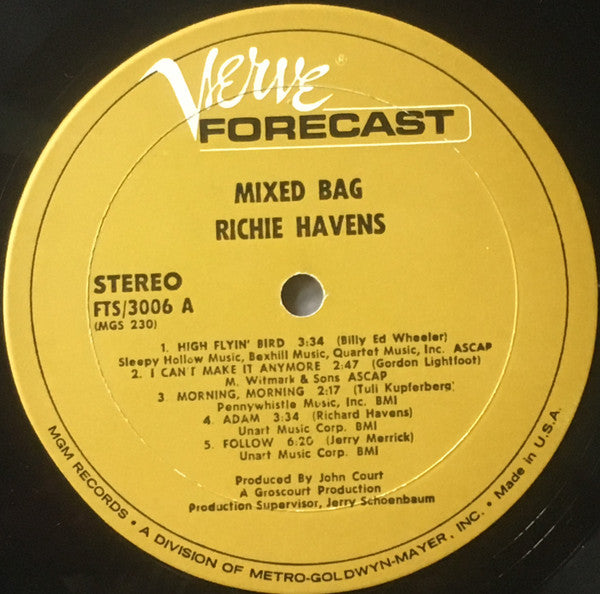 Richie Havens : Mixed Bag (LP, Album)
