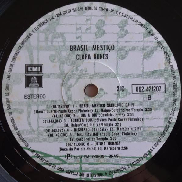 Clara Nunes : Brasil Mestiço (LP, Album)