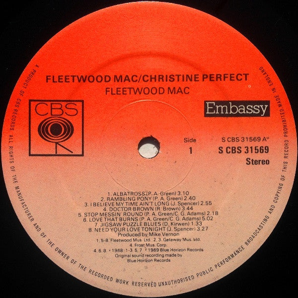 Fleetwood Mac & Christine Perfect : Albatross (LP, Comp)