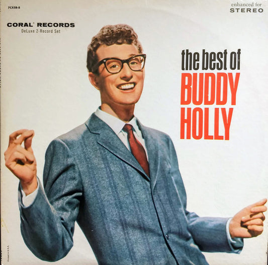 Buddy Holly with The Crickets (2) : The Best Of Buddy Holly (2xLP, Comp, Glo)