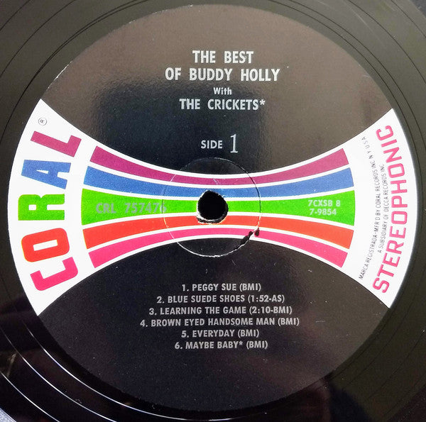Buddy Holly with The Crickets (2) : The Best Of Buddy Holly (2xLP, Comp, Glo)