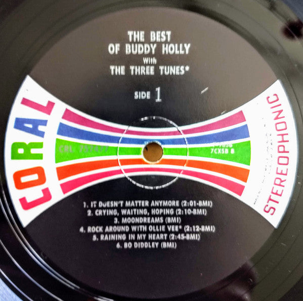 Buddy Holly with The Crickets (2) : The Best Of Buddy Holly (2xLP, Comp, Glo)