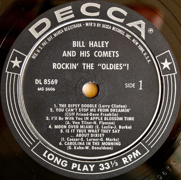 Bill Haley And His Comets : Rockin' The "Oldies"! (LP, Album, Mono)