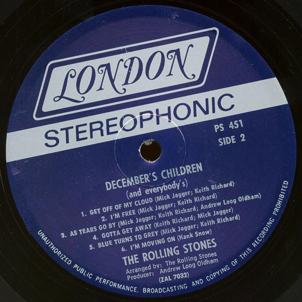 The Rolling Stones : December's Children (And Everybody's) (LP, Album, RP)