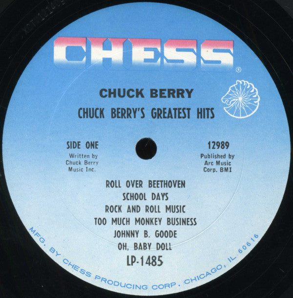 Chuck Berry : Chuck Berry's Greatest Hits (LP, Comp, Mono, RP)