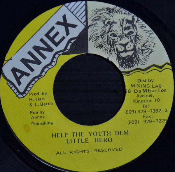 Little Hero : Help The Youth Dem (7")