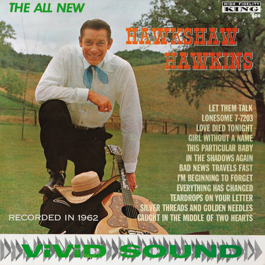 Hawkshaw Hawkins : The All New Hawkshaw Hawkins (LP, Album, Mono)