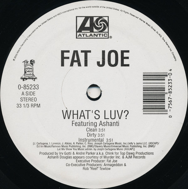 Fat Joe : What's Luv? / Definition Of A Don (12")