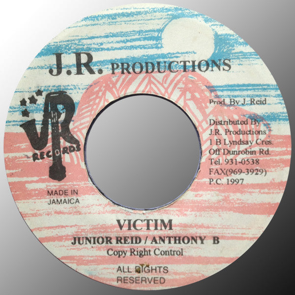 Junior Reid & Anthony B : Victim (7")
