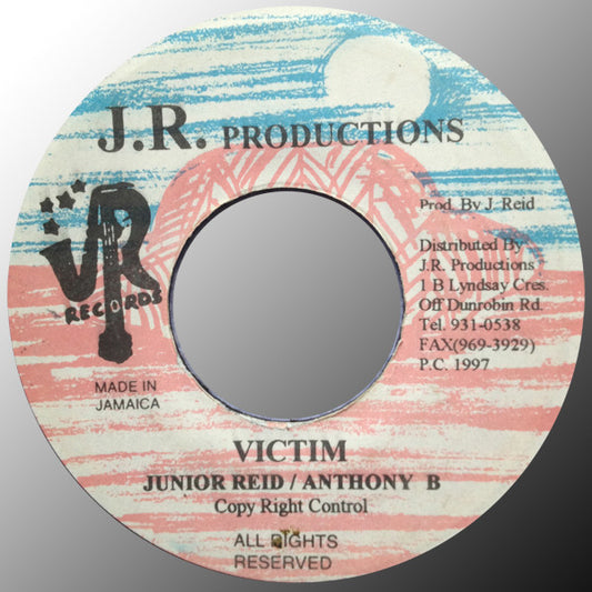 Junior Reid & Anthony B : Victim (7")