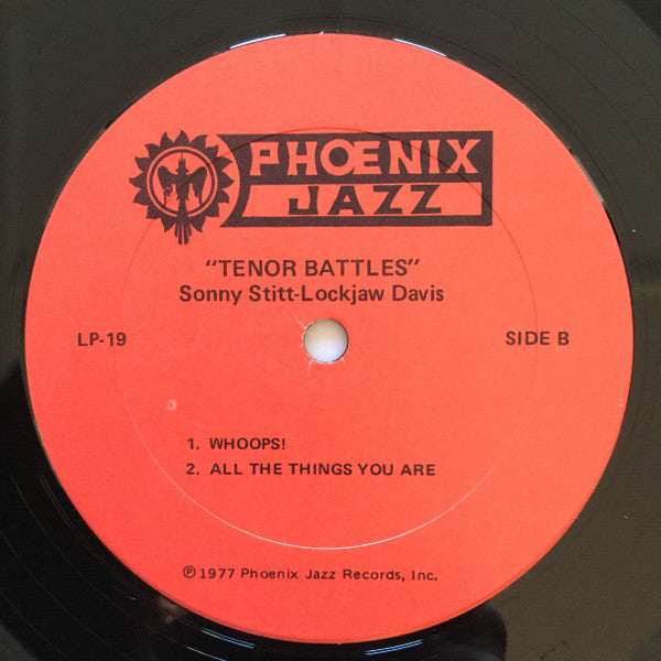 Sonny Stitt, Eddie "Lockjaw" Davis : Tenor Battles (LP, Album)