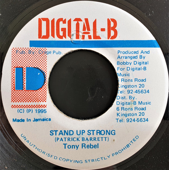 Tony Rebel : Stand Up Strong (7")