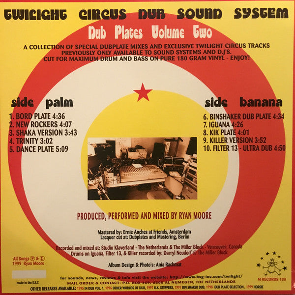 Twilight Circus Dub Sound System : Dub Plates Volume Two (LP, Album)
