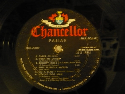 Fabian (6), Frankie Avalon : The Hit Makers (LP, Comp, Mono)