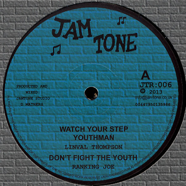Linval Thompson, Ranking Joe : Watch Your Step Youthman (12")