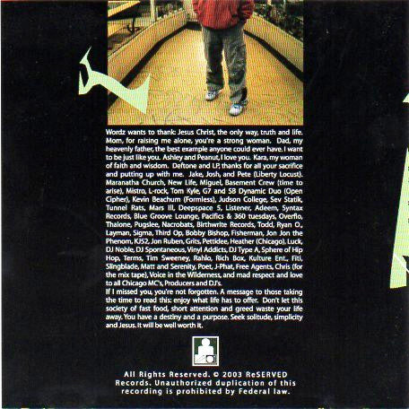 Wordz : You Haven't Heard Me Yet (CD, Album)