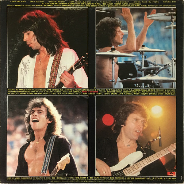 Pat Travers Band : Crash And Burn (LP, Album, 72 )