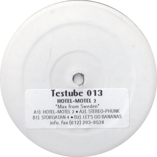 Max From Sweden : Hotel-Motel 2 (12", W/Lbl)