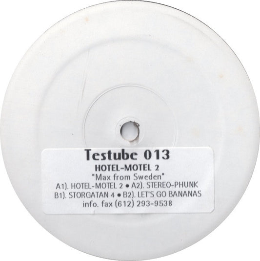 Max From Sweden : Hotel-Motel 2 (12", W/Lbl)