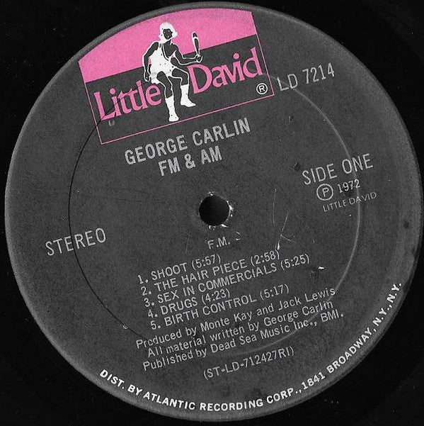 George Carlin : FM & AM (LP, Album, Ric)