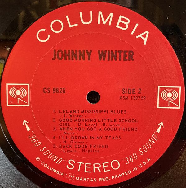 Johnny Winter : Johnny Winter (LP, Album, San)