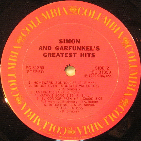 Simon & Garfunkel : Simon And Garfunkel's Greatest Hits (LP, Comp, RE, Ter)
