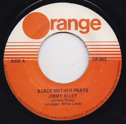 Jimmy Riley : Black Mother Prays (7")