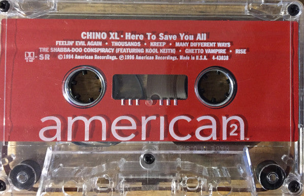 Chino XL : Here To Save You All (Cass, Album)