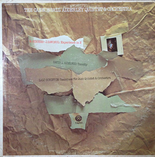 The Cannonball Adderley Quintet : The Cannonball Adderley Quintet And Orchestra (LP, Album)