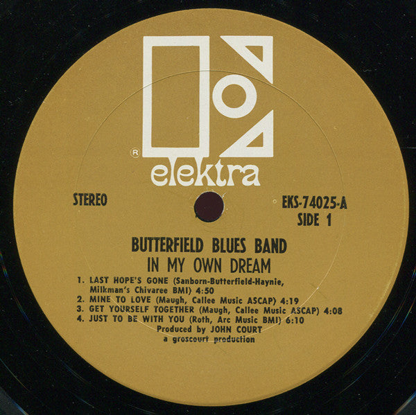 The Paul Butterfield Blues Band : In My Own Dream (LP, Album, Ter)