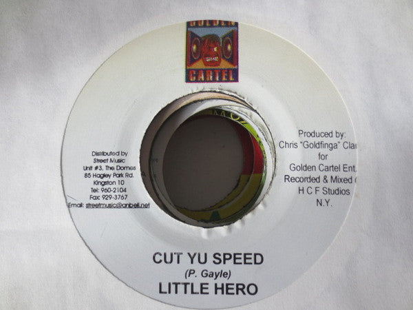 Little Hero : Cut Yu Speed (7", Num)