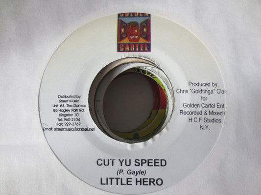 Little Hero : Cut Yu Speed (7", Num)