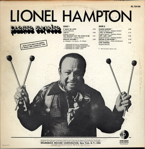 Lionel Hampton : Please Sunrise (LP)