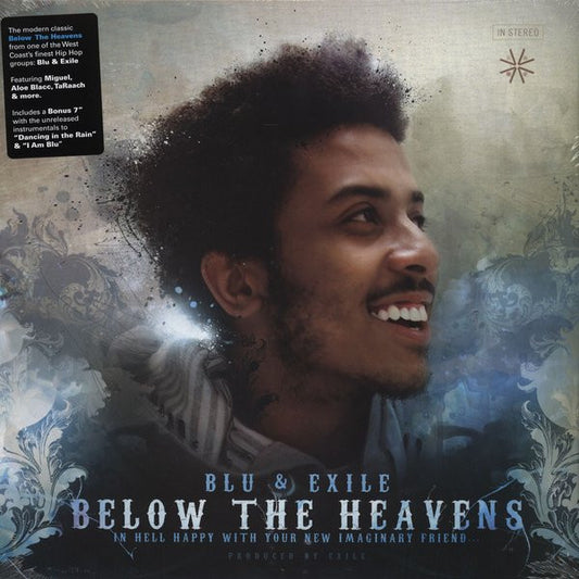 Blu & Exile : Below The Heavens (In Hell Happy With Your New Imaginary Friend...) (2xLP, Album, RE + 7")