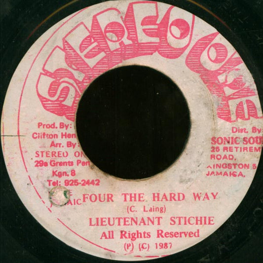 Lieutenant Stitchie : Four The Hard Way (7")