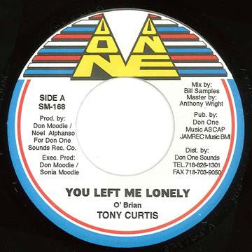 Tony Curtis : You Left Me Lonely (7")