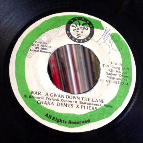 Chaka Demus & Pliers : War A Gwan Down The Lane (7")