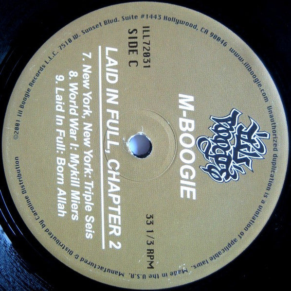 M-Boogie : Laid In Full (Chapter 2) (2xLP, Comp)
