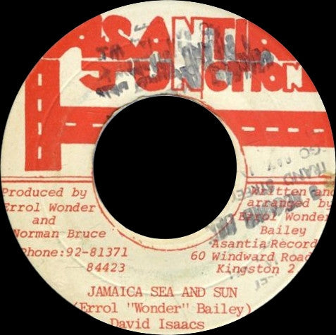 David Isaacs : Jamaica Sea And Sun (7")