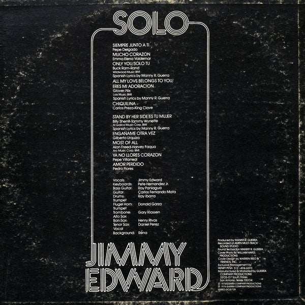 Jimmy Edward : Solo (LP)