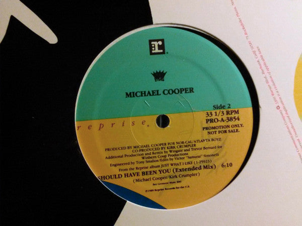 Michael Cooper : Should Have Been You (Extended Mix) (12", Promo)