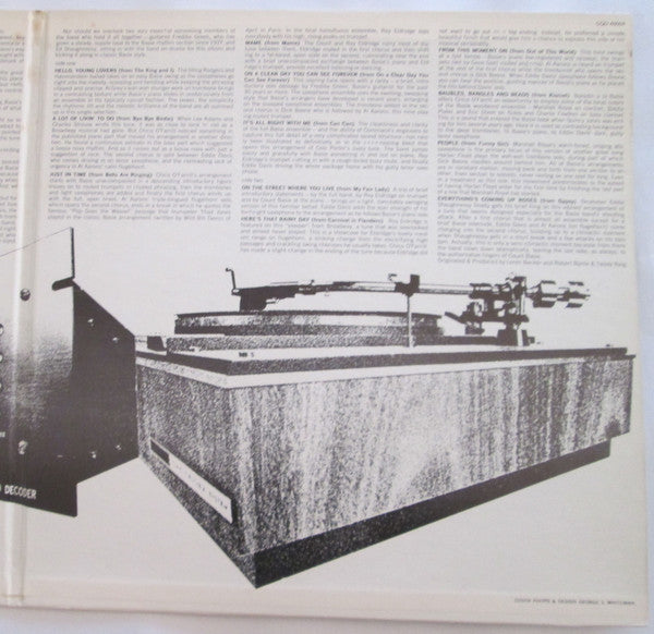Count Basie Orchestra : Broadway Basie's...Way (LP, Album, Quad, Gat)