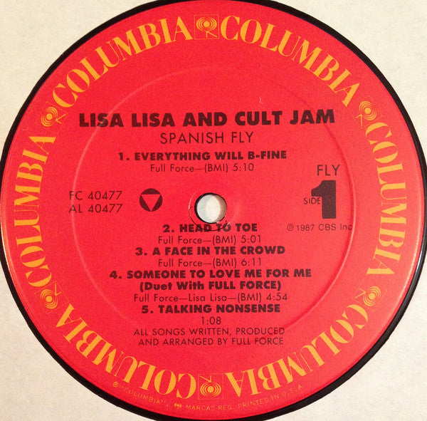 Lisa Lisa & Cult Jam : Spanish Fly (LP, Album, Car)