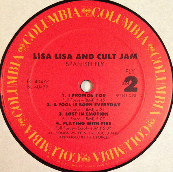 Lisa Lisa & Cult Jam : Spanish Fly (LP, Album, Car)