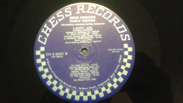 Gene Ammons :  Early Visions  (2xLP, Comp, RE)