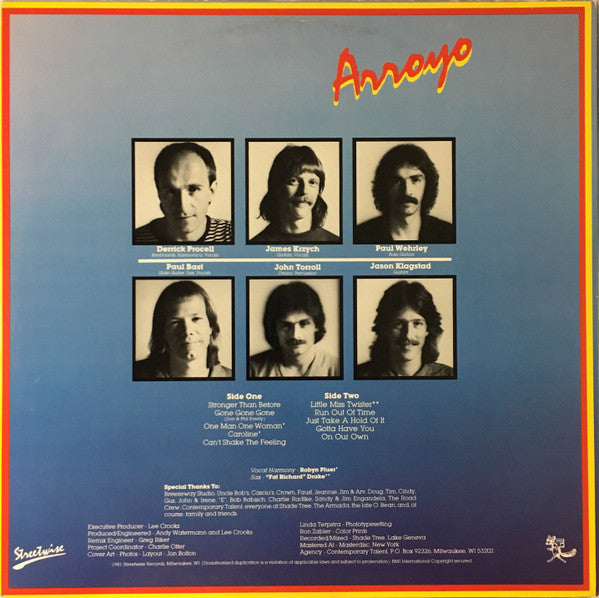 Arroyo : Arroyo (LP, Album)
