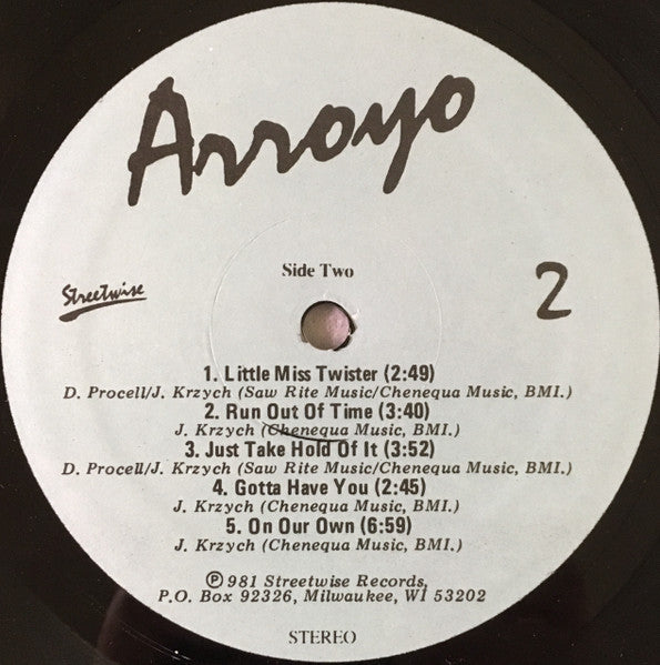 Arroyo : Arroyo (LP, Album)