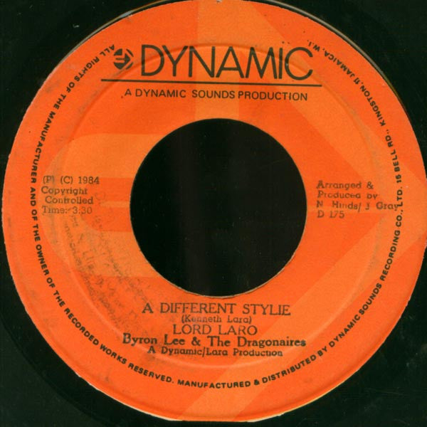 Lord Laro : A Different Stylie / Rocking Soca (7")